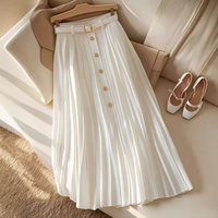 Clothing super beautiful stunning line high waist skirt