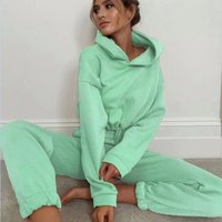 fashion long sleeved sports leisure suit two piece set