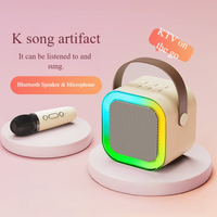 K12 Bluetooth Karaoke Speaker With Wireless Microphone - Home & Outdoor Portable Singing Speaker