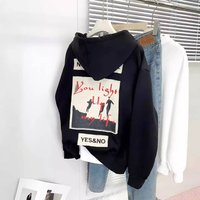 Clothing personality street fashion hip hop style hoodie fingerprint print sweatshirt sweatshirt sweatpants