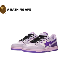 A BATHING-APE Bape-STA SK8 DUNK NO.93 Classic Low Help Flash Star Contrast Fashion Board Shoes Casual Skateboarding Shoes Unisex