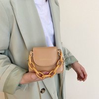 Mini Bag Mini Stone Texture Small Bag New Style Version All Match Crossbody Bag Stylish Chain Bag Small Square Bag