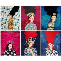 PhotoCustom 40×50CM Paint By Numbers Hand Painting Picture Drawing Girl Illustration Digital Portrait For Kid Unique Gift