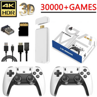 M15 Retro Game Console Built Classics Dual Wireless Controllers 4K HDMI Output Plug Play Arcade Gaming TV & PC