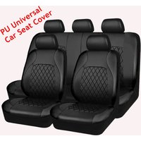 Black Fashions Sports Covers PU Car Seat Cover Universal Interior Accessories
