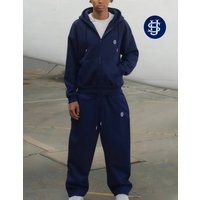 Men's And Women‘s Clothing Embroidery High Street Hip Hop Rap Street Style Zipper Sweatpants Casual Long Pants Men's And Women's Sweatpants
