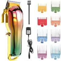Professional Cordless Hair Clipper - 10W High Power, Low Noise (36dB), 3-6H Long Battery Life, Stainless Steel Blade, Mirror Finish Design (WL-6055)