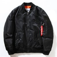 MA 1 Bomber Jacket – Retro Aviator Style Stand Collar & Multiple Pockets Streetwear Essential