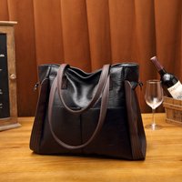 2023 New Hot Selling Shoulder Bag Women’s Soft Leather Big Bag Pu Large Capacity Tote Bag Women’s Bag Versatile