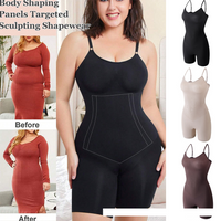 Shapewear Bodysuit One Piece Body Shaper Archer0603 & 140D Tummy Lifting Buttocks Boxer Tights Crotch Open Comfortable