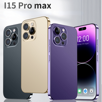 i15 Pro Max Octa Core Processor 6.6in 4G 8GB+128GB Complimentary 128GB Memory Card Face Recognition Phone