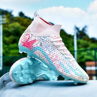 Mid To High Top Soccer Shoes For Men, Women, Children, Teenagers, And Students Training Shoes