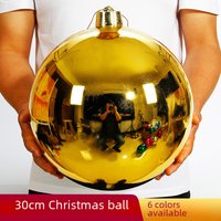 Christmas ball colorful ball Christmas tree decoration pendant window roof shopping mall hanging ornaments