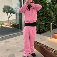New American Retro Washed Long Sleeved Hooded Shirt Loose Casual Trousers Fashionable Japanese Sweater Suit