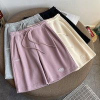 Clothing Summer High Waist Shorts Trendy Wide Leg Pants Slim Pants Loose Sports Casual Pants Mid Length Pants