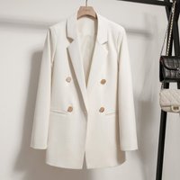 Oversized Blazer For Women – Bright-Button British Style Jacket (Petite-Friendly & Age-Defying)