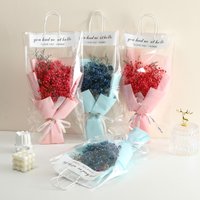 Party Supplies Immortal Soap Flower Baby's Breath Dried Flower Sunflower Creative Valentine's Day Gift Goddess Day Mother's Day Bouquet