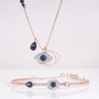 Element Devil's Collar Chain Shijia Fashion Rose Gold Blue Eye Bracelet