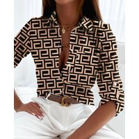 Women's Spring and Autumn Shirts, Long Sleeve Shirts and Printed Shirts