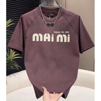 Clothing Summer Versatile Short Sleeve T Shirt Crew Neck Fashionable Casual Top Letter Print Trendy