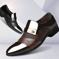 Men's Shoes Spring and Autumn New Men's Shoes Business Formal Men's Leather Shoes Large Size British Casual Shoes Men's Shoes