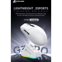 ATTACK SHARK G3PRO Mouse Lightweight E-sports Game Three-mode Wireless Bluetooth RGB Seat Charger