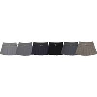 Clothing Fashion Wide Pleated Mid Waist Short Pants Skirt