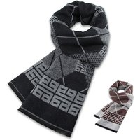 VOOTHOST Fashion 180*30cm Scarves Man Autumn Winter Thick Warm Cashmere Business Long Wraps Boy Classic Shawl F0055