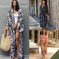 Beach Cover Up Cardigan Sun Protective Swimwear Wrap Lightweight Bikini Cover & Vacation Outerwear