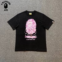 BATHING APE BAPE Sakura Tree Second Generation Limited Edition 2022 SS Printed Short Sleeve T shirt Made Pure Cotton Fabric