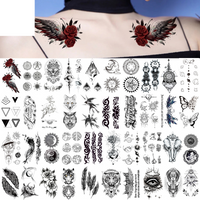 Q 081-120 Small Fresh Waterproof Tattoo Sticker Set Any Combination
