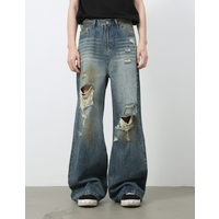 Washed Loose Straight Wide Leg Pants Trendy