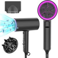 Hair negative ion folding portable high-power household hair dryer 1800W