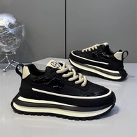 Men's shoes Breathable light casual shoes thick soles high elastic wear sports soft soles running shoes
