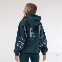 Clothing fashion printing thickened versatile long sleeved loose hooded hip hop sweatshirt
