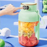 Digital Blender Cup Portable Juicer With LED Screen 20oz 600ml Capacity For Smoothies Shakes EU Kitchen