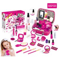 Mother & Kids Kids Pretend Play Makeup Toy Set With Handbag – Colorful Cosmetic Accessories For Girls, Role Play & Dress Up Fun Colorful Cosmetic