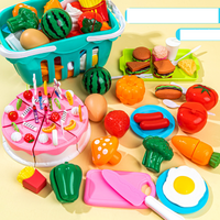 Fruit And Vegetable Cutting Girl Plastic Knife Seafood Cutting Pizza Cake Children's Kitchen Set Play House Toys