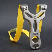 Stainless Steel Slingshot Slingshot 11.5*6.8*1 Cm Suitable Outdoor Competitions Fitness Shooting Hunting Fishing Games
