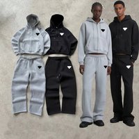 Clothing 2026 Trendy Casual Versatile Printed Zip Up Cardigan Retro Street Style Hooded Set
