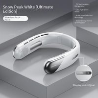 Bladeless Neck Fan USB Rechargeable Digital Display & Portable Cooling Outdoor