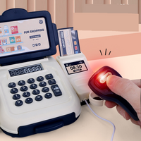 Mother & Interactive Cash Register Toy Calculator Shopping Fruits Realistic Sound Effects Pretend Play Supermarket Set