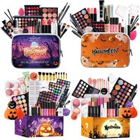 Makeup Sets POPFEEL Halloween Makeup Set Lip Gloss Eye Shadow Contouring All In One Set Stage Makeup