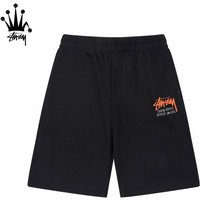 Stussy Modern City London Pattern Letter Printed Loose Casual Comfortable Versatile Cotton Shorts