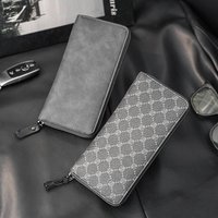 Bag Light Business Wallet Medium Long Wallet Large Capacity Card Slot Coin Purse Mobile Phone Bag
