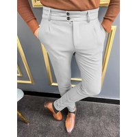 Man's Clothing Business Dress Pants Multi-colored Small Legs