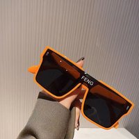 New Individualized 2023 Sunglasses, Popular On The Internet, Same Style Large Frame Sunglasses For Men And Women, Anti