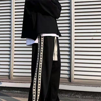 Clothing Pants Summer Loose Versatile Handsome Wide Leg Straight Cool Street Casual Pants