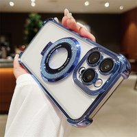 New For Magsafe Case 15 Airbag Shockproof Magnetic Transparent Silicone Cover for iPhone 11 12 13 14 Pro Max