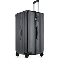 Oversized 26 32 40 50 60 Inch Large Luggage Cipher Travel Suitcase ABS+PC Material Trolley Case Aluminum Frame Zipper